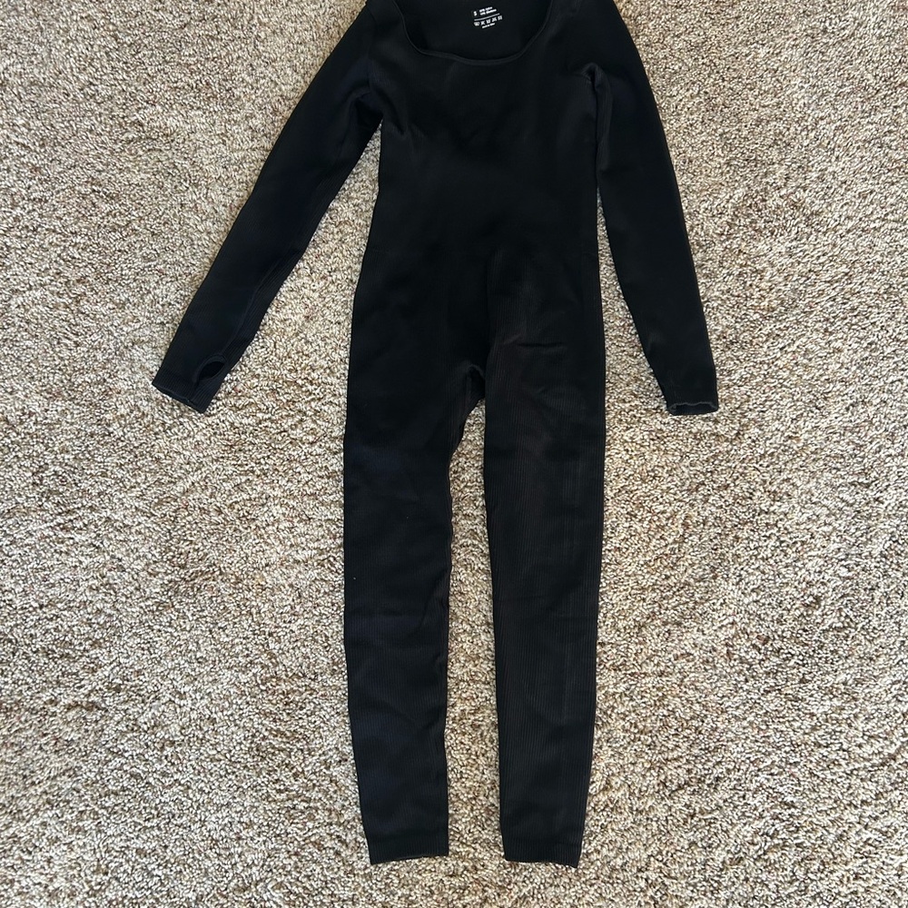 Black Long Sleeve Jumpsuit